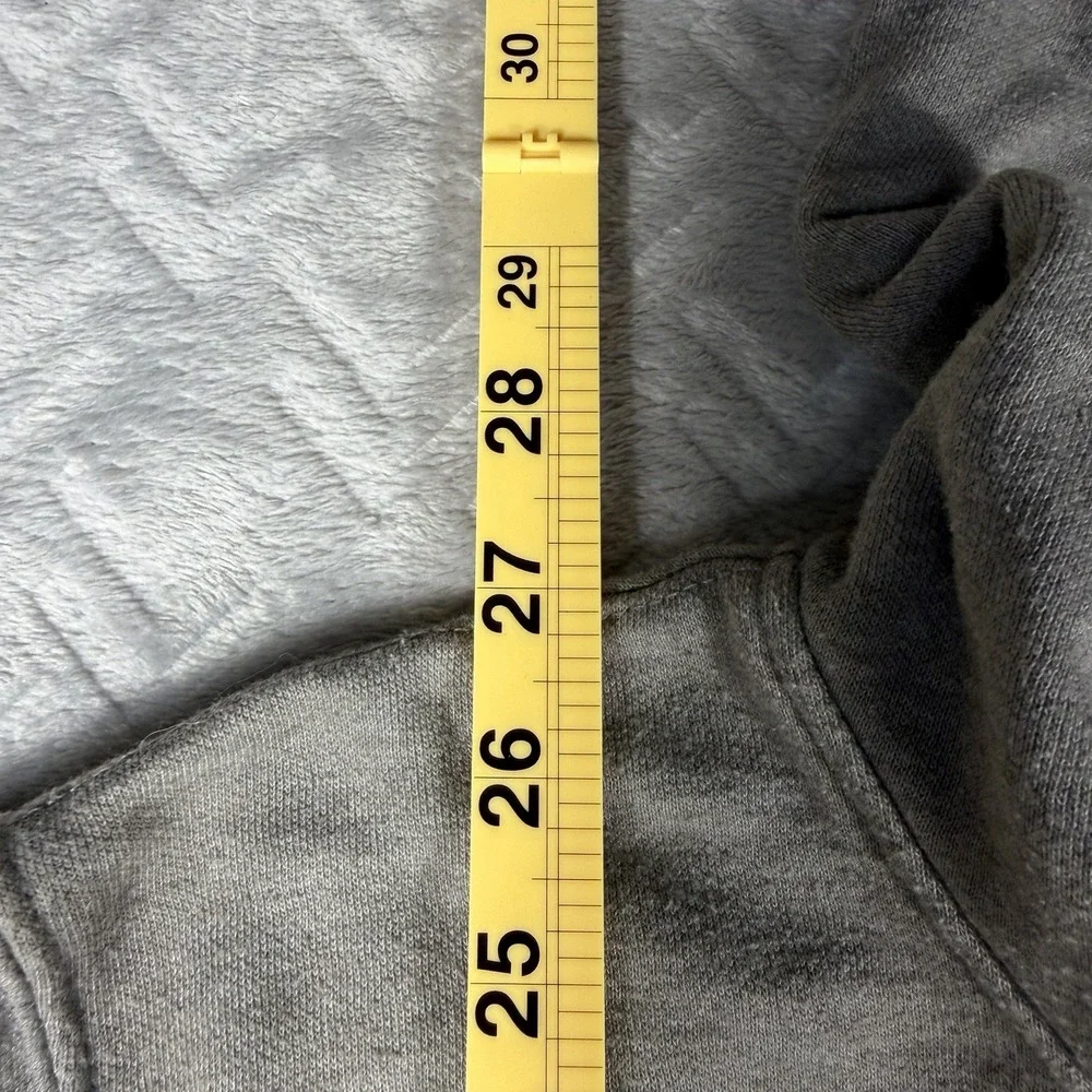 The North Face Men's Sweater Half Dome Grey Pullover Hoodie Small Gray White